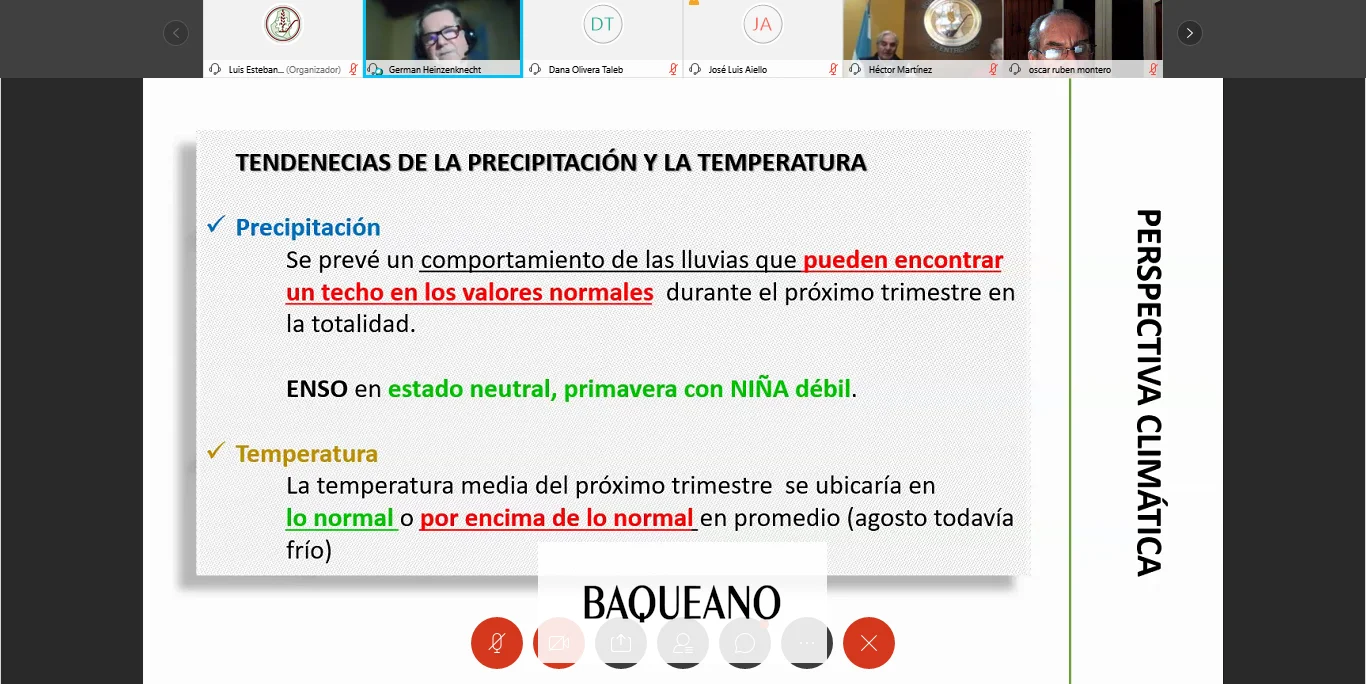Vamos hacia un evento niña en primavera que podría atenuarse con lluvias de septiembre