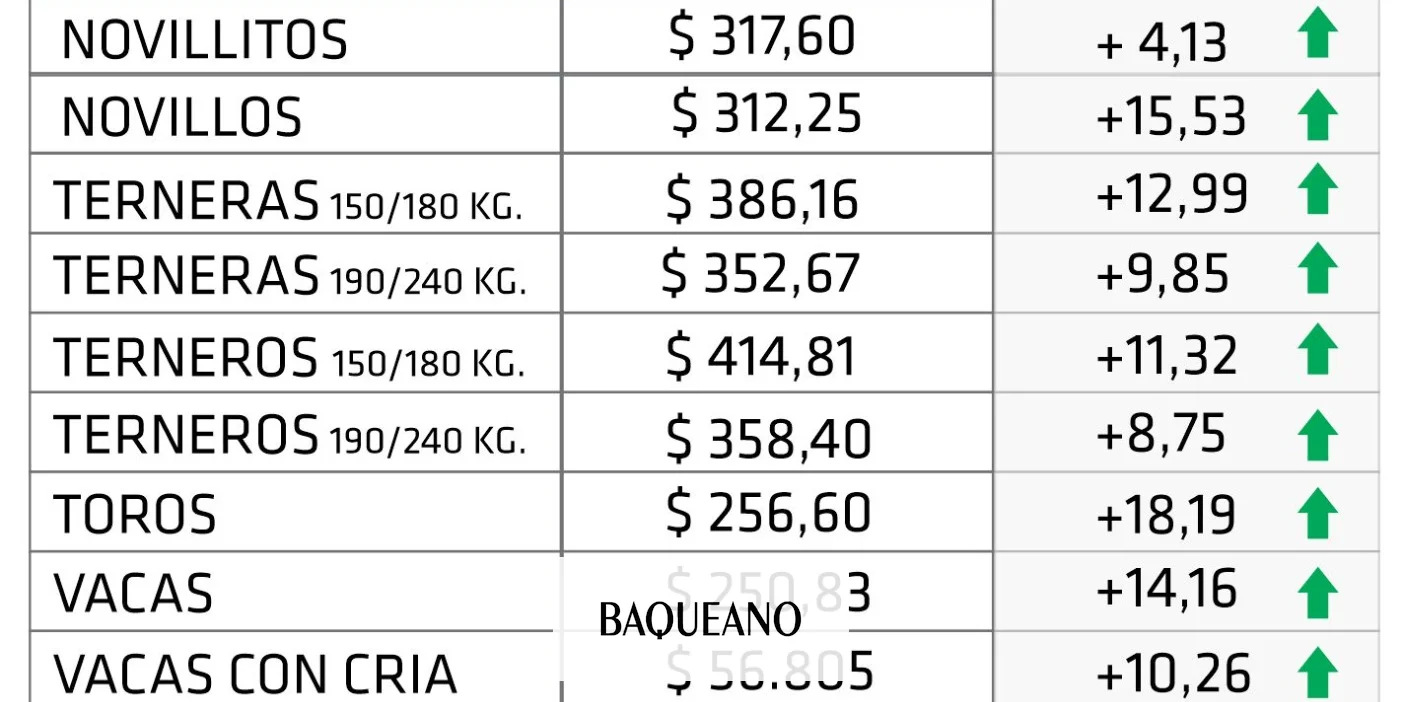El precio de la hacienda comenzó a recomponerse en Entre Rios como en todo el país