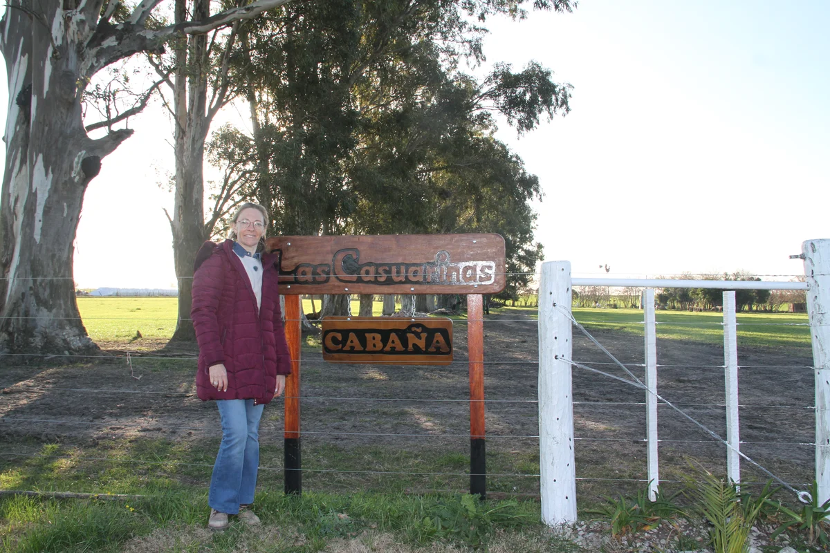 Mabel Schimpf en Las Casuarinas