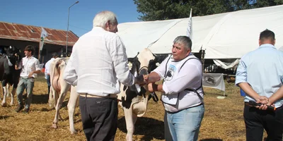 Entrega de premios en concurso lechero Expo Leche