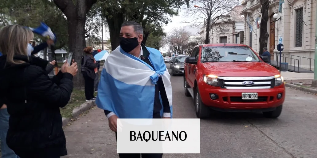 Banderazo en Gualeguaychú contra la expropiación de Vicentín