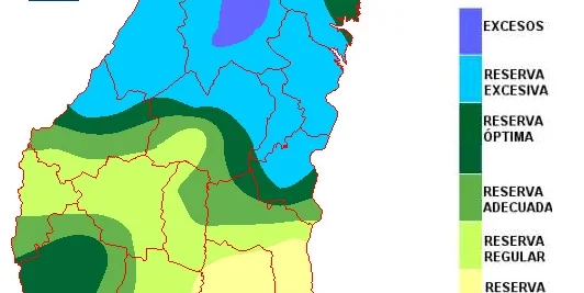 Estado de las reservas hídricas según la Bolsa de Cereales de Entre Rios