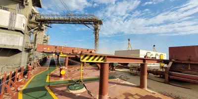 embarque de soja a la  UE